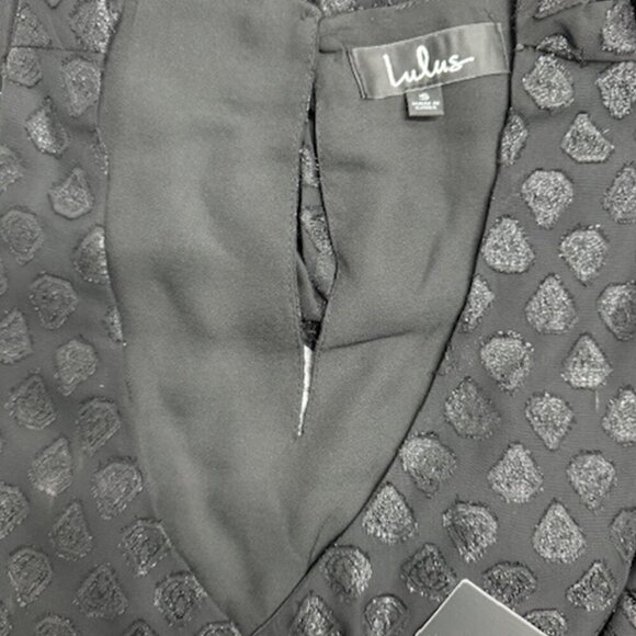 NWT Lulus Marci Black Embroidered Long Sleeve Romper - Picture 6 of 8